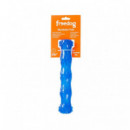 FREEDOG Perro Juguete Mordedor Pole Azul Sonido 17.8 Cm