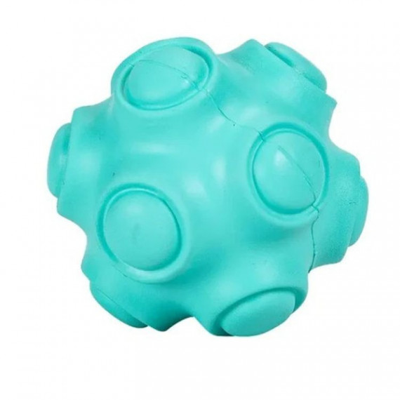 FREEDOG Perro Juguete Pelota Rivet Turquesa 7.8 Cm