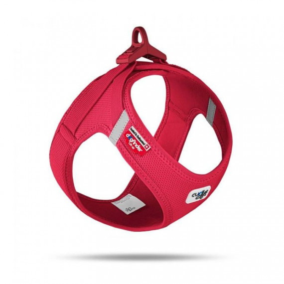CURLI Perro Arnes Air-mesh Rojo M 43-49 Cm