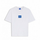 HUGO BLUE Jersey de Algodón 50554382-100