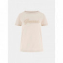 Camiseta con Logo 3D Script de GUESS