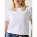 Camiseta con Logo 3D Script de GUESS