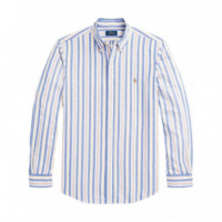 Polo RALPH LAUREN - Cubdppcs-long Sleeve-sport Shirt - 6268A Blue White Multi - 710928920003/6268A Blue White Multi