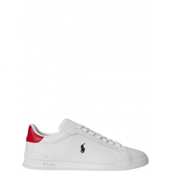Polo RALPH LAUREN - Hrt Crt Ii-sneakers-low Top Lace - White Rl 2000 Red Black - 809P09760001/WHITE Rl 2000 Red Black