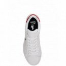 Polo RALPH LAUREN - Hrt Crt Ii-sneakers-low Top Lace - White Rl 2000 Red Black - 809P09760001/WHITE Rl 2000 Red Black