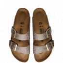 BIRKENSTOCK - Arizona Syn - Leo Gray Taupe - 1031941/LEO Gray Taupe