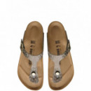 BIRKENSTOCK - Gizeh Syn - Leo Gray Taupe - 1032026/LEO Gray Taupe