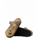 BIRKENSTOCK - Gizeh Syn - Leo Gray Taupe - 1032026/LEO Gray Taupe
