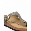 BIRKENSTOCK - Gizeh Syn - Leo Gray Taupe - 1032026/LEO Gray Taupe