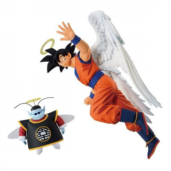 Figura Son Goku y Kaio Dueling To The Future Dragon Ball Z  BANPRESTO