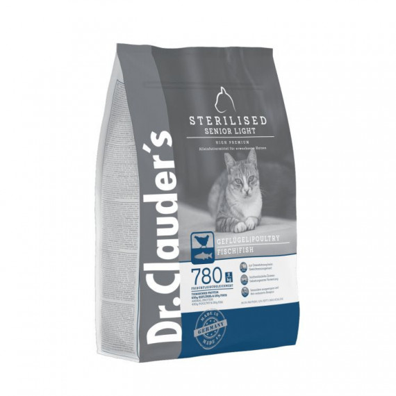 Dr Clauder Gato Senior Sterilised 4 Kg  DR. CLAUDER'S
