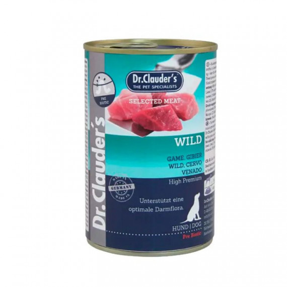 Dr Clauder Perro Adulto Venado Lata 800 Gr  DR. CLAUDER'S