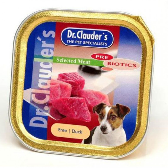 Dr Clauder Perro Adulto Pato Tarrina 100 Gr  DR. CLAUDER'S