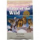 TASTE OF THE WILD Perro Adulto Wetlands Pato Codorniz 5.6 Kg
