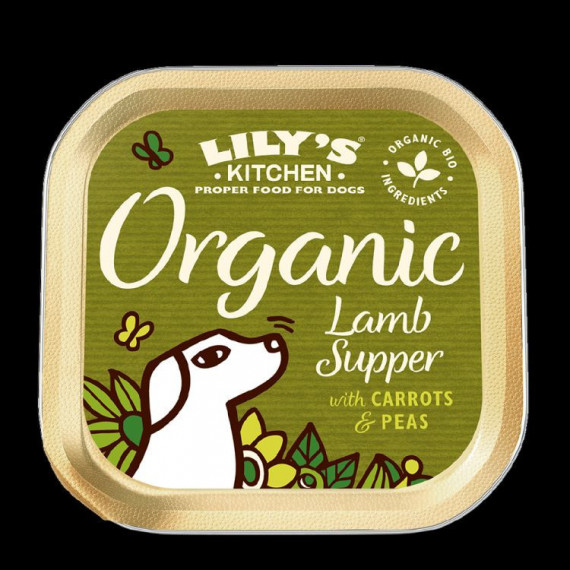 LILY'S KITCHEN Perro Adulto Organic Lamb Supper Tarrina 150