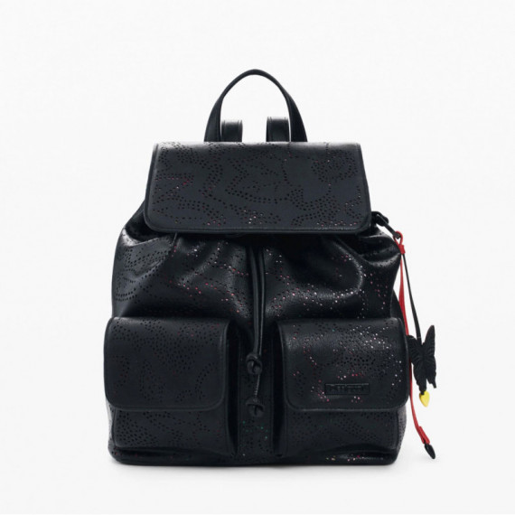 DESIGUAL Mochila Pequeña con Dos Bolsillos 26SAKP30-2000