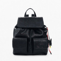 DESIGUAL Mochila Pequeña con Dos Bolsillos 26SAKP30-2000
