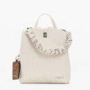 DESIGUAL Mochila Pequeña con Estampado 26SAKP41-1008