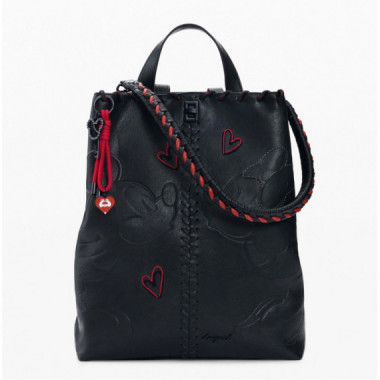 DESIGUAL Mochila Peque&ntilde;o con Asa Trenzada 26SAKP43-2000