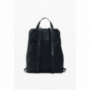 DESIGUAL Mochila Pequeño con Asa Trenzada 26SAKP43-2000