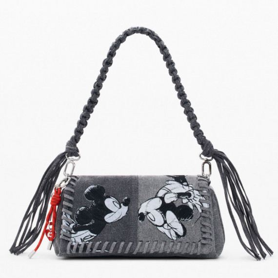 DESIGUAL Bolso Mediano de Tejido Denim 26SAXD18-2060