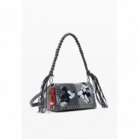 DESIGUAL Bolso Mediano de Tejido Denim 26SAXD18-2060