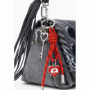 DESIGUAL Bolso Mediano de Tejido Denim 26SAXD18-2060