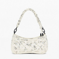 DESIGUAL Bolso Pequeño con Tejido Efecto Piel 26SAXP58-1008