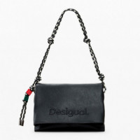 DESIGUAL Bolso Mediano de Efecto Piel 26SAXP61-2000