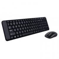 Teclado y Ratón Inalámbrico LOGITECH MK220 Negro (920-003159)