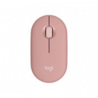 Ratón Inalámbrico LOGITECH Pebble 2 M350S Rosado (910-007014)