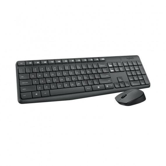 Kit Teclado y Ratón Inalámbrico LOGITECH MK235 Negro (920-007919)