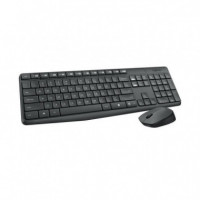 Kit Teclado y Ratón Inalámbrico LOGITECH MK235 Negro (920-007919)