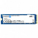Disco Duro Ssd M.2 KINGSTON NV2 500GB Nvme Pcie 4.0 (SNV2S/500G)