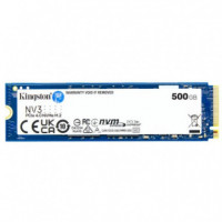 Disco Duro Ssd M.2 KINGSTON NV2 500GB Nvme Pcie 4.0 (SNV2S/500G)