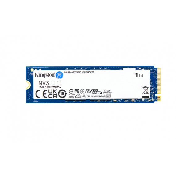 Disco Duro Ssd M.2 1TB KINGSTON NV2 2280 Pcie 4.0 Nvme (SNV2S/1000G)