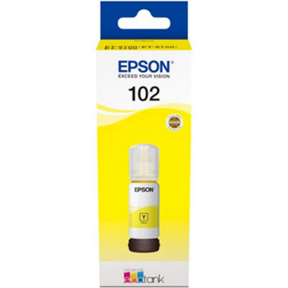 Tinta Original EPSON Ecotank 102 Amarilla (70ML) C13T03R440