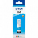 Tinta EPSON Ecotank 102 Cyan 70ML (C13T03R240) para ET-2700/ET-2750/ET-3700/ET-3750/ET-4750