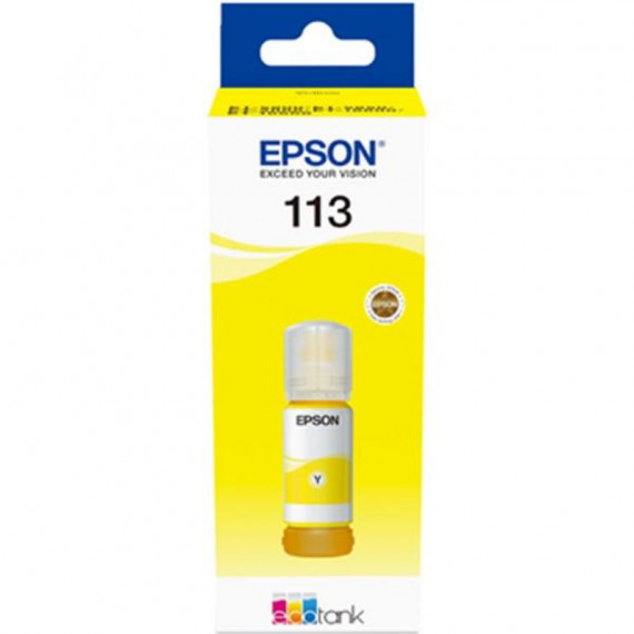 Tinta EPSON Ecotank 113 Botella Amarilla 70ML (C13T06B440)