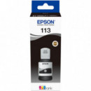 Tinta Original EPSON Ecotank 113 Negra 127ML (C13T06B140) para 5880, 5850, 5800, 16550, 16600