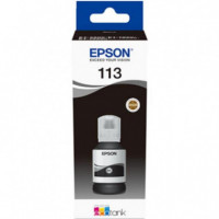 Tinta Original EPSON Ecotank 113 Negra 127ML (C13T06B140) para 5880, 5850, 5800, 16550, 16600