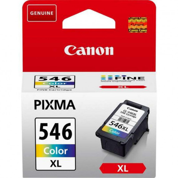 Tinta CANON Color Alta Capacidad Pixma MG2250 / MG2450 / MG2550 (CL-546XL)
