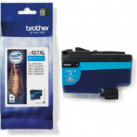 Tinta BROTHER Cyan Alta Capacidad LC427XLC para MFC-J5955DW / MFC-J6955DW (5000 Páginas)