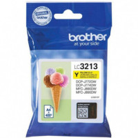 Tinta Original BROTHER LC3213Y Amarilla (400 Páginas) para MFC-J890DW / MFC-J895DW