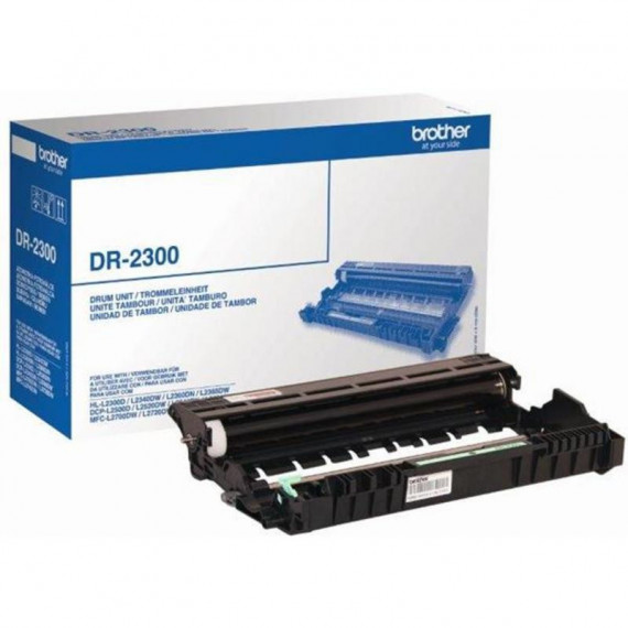 Tambor Original BROTHER DR2300 Negro (12.000 Páginas) para Series L2300/L2500/L2700