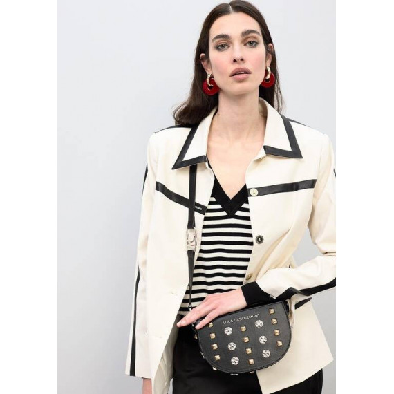 Banana Bag With Gold And Silver-toned St  LOLA CASADEMUNT