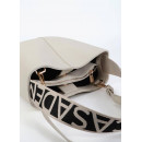 Tote Bag With Contrast Nylon Strap Ecru  LOLA CASADEMUNT