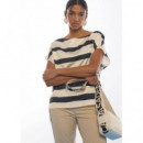 Crossbody Bag With Contrast Nylon Strap  LOLA CASADEMUNT