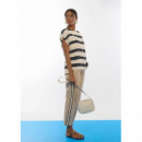 Crossbody Bag With Contrast Nylon Strap  LOLA CASADEMUNT