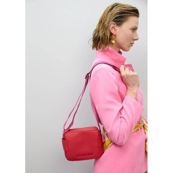 Crossbody Bag With Contrast Nylon Strap  LOLA CASADEMUNT